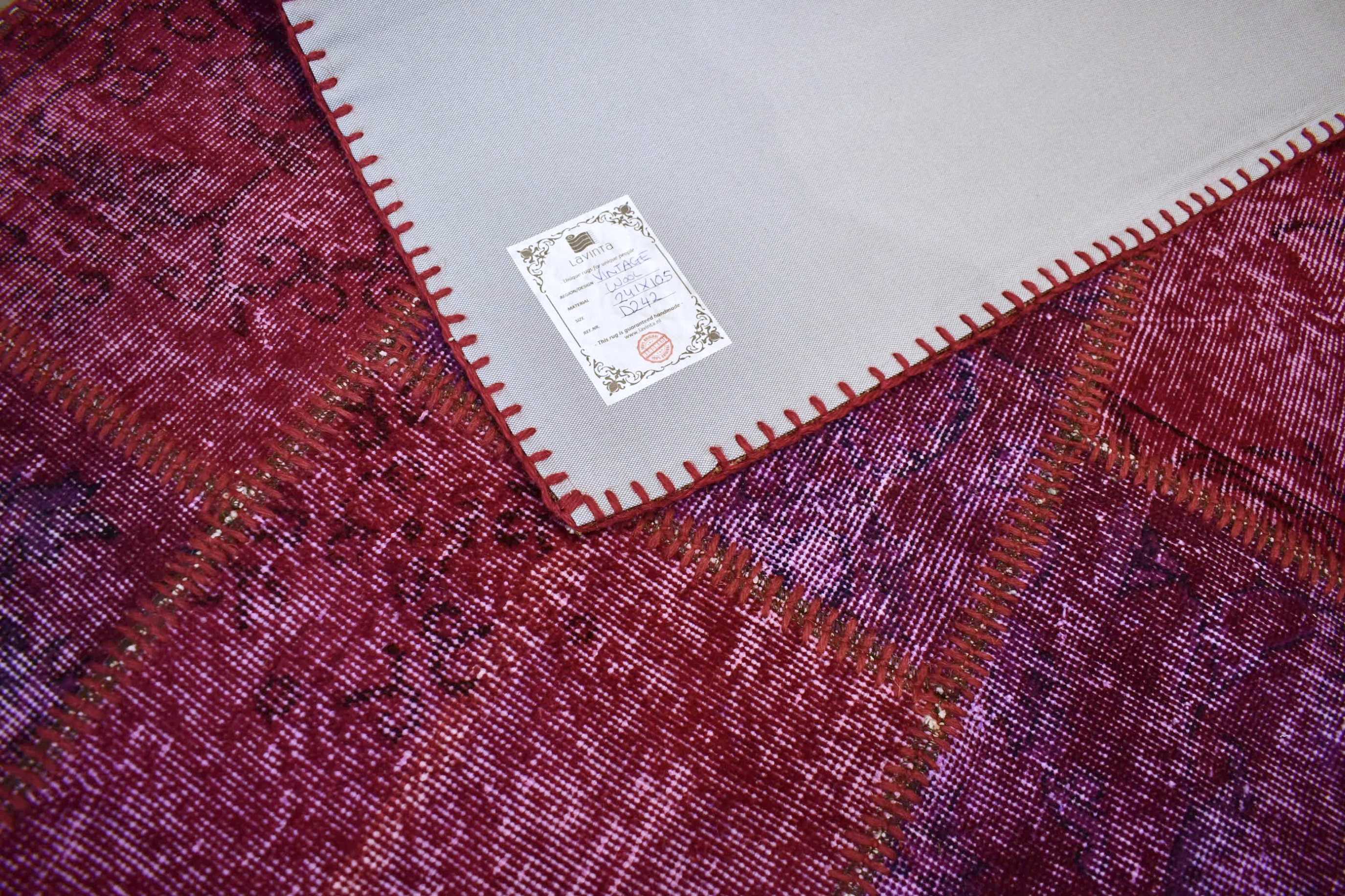 Patchwork vloerkleed roze - Lavinta