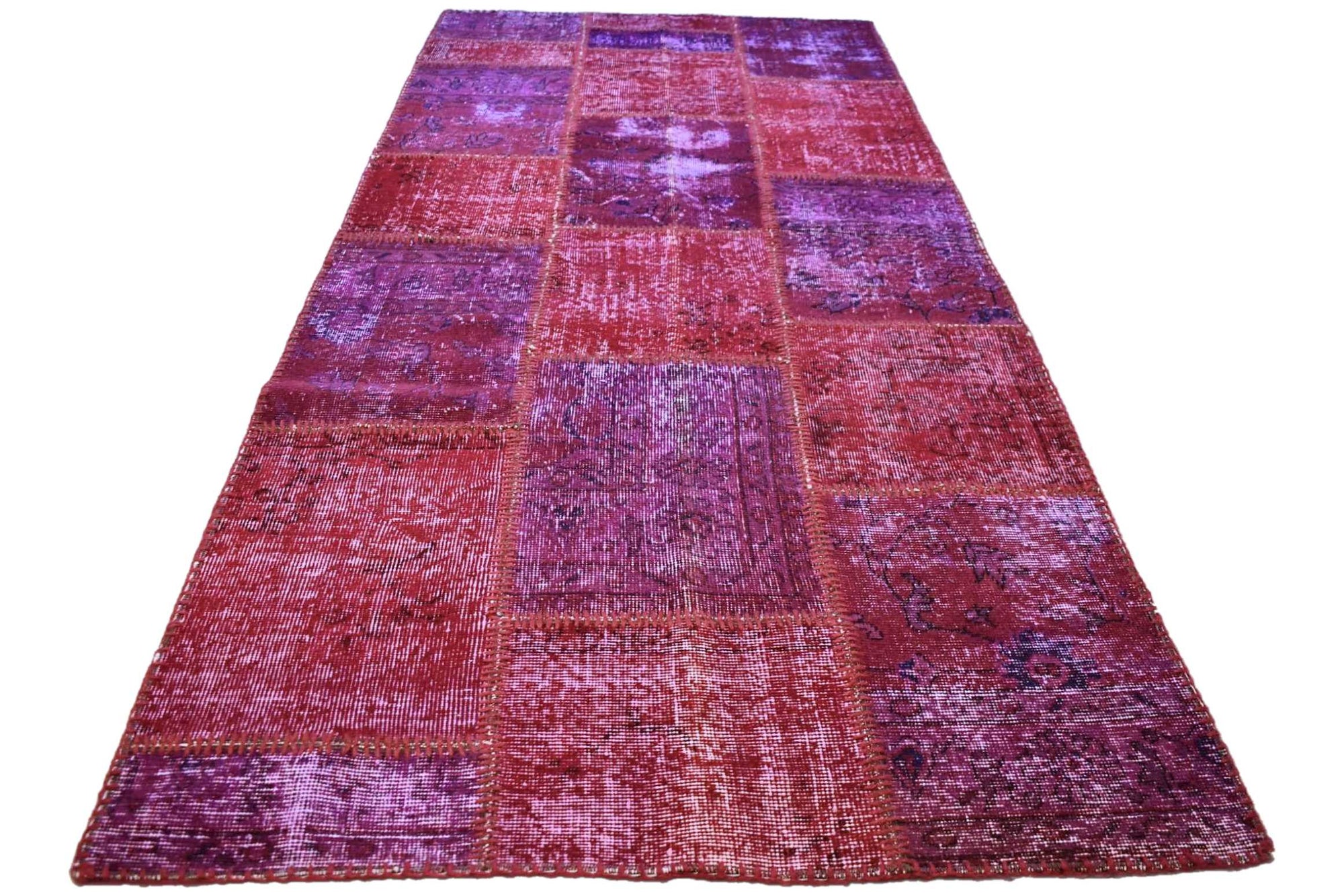 Patchwork rug Pink - D242