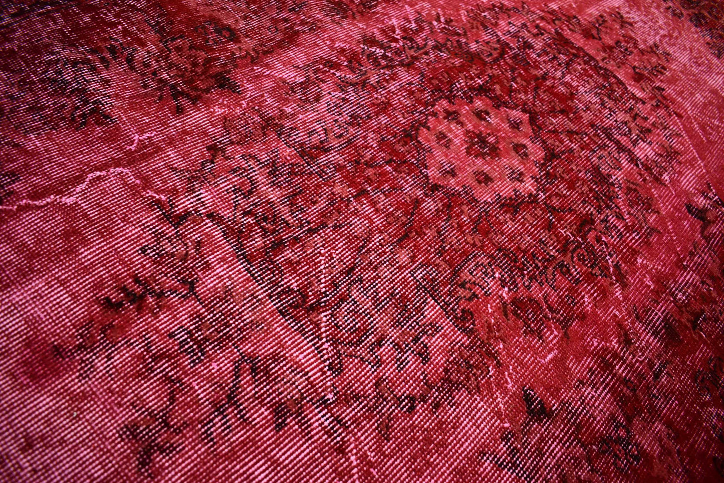 Rood vintage vloerkleed - Lavinta