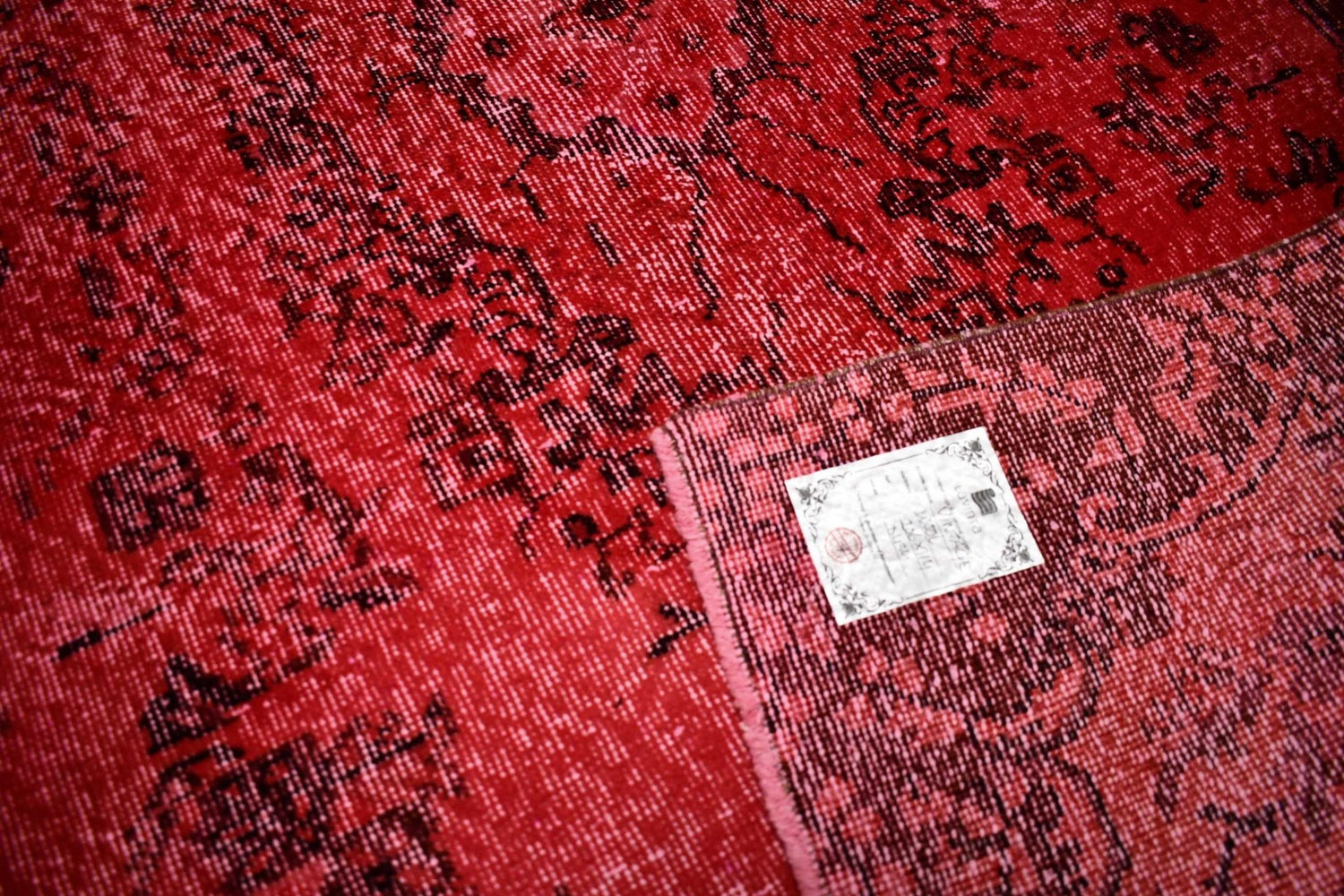 Rood vintage vloerkleed - D434 - Lavinta