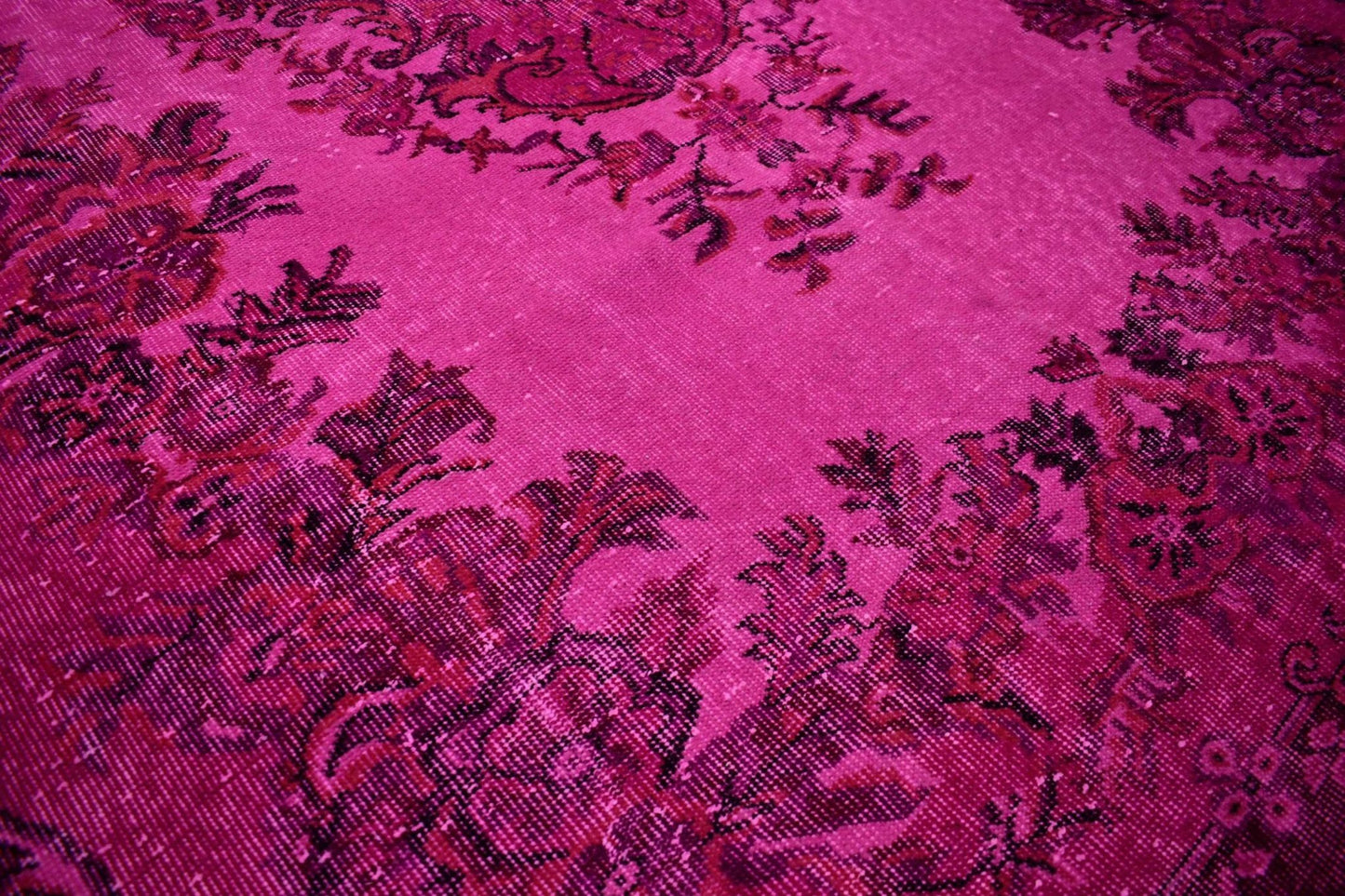 Roze vintage vloerkleed - D398 - Lavinta