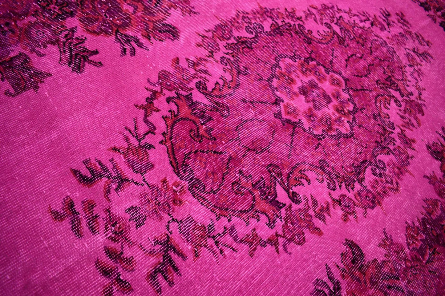 Roze vintage vloerkleed - D398 - Lavinta