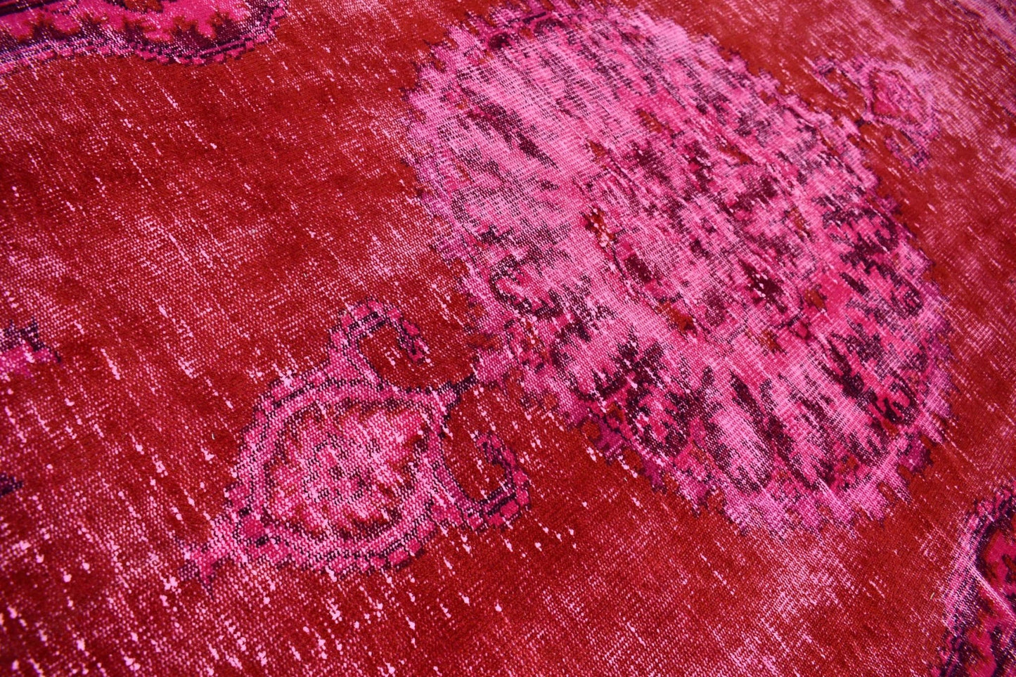 Roze vintage vloerkleed - D526 - Lavinta