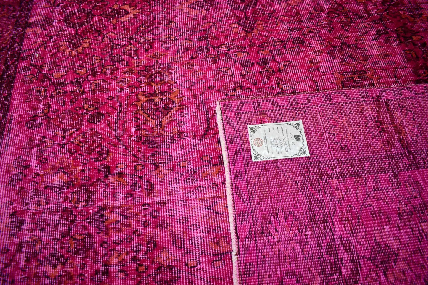 Roze vintage vloerkleed - E419 - Lavinta