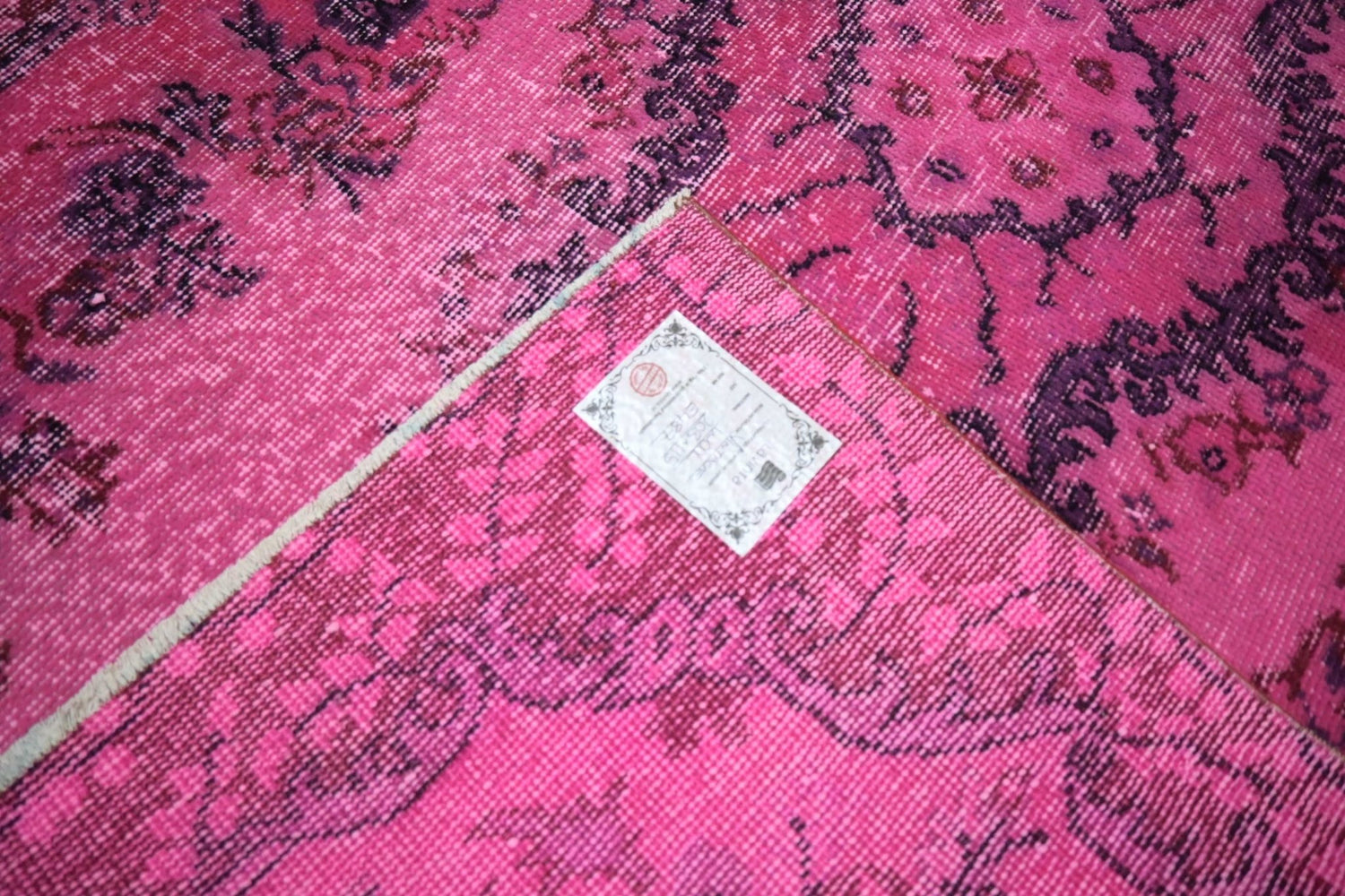 Roze vintage vloerkleed - E487 - Lavinta