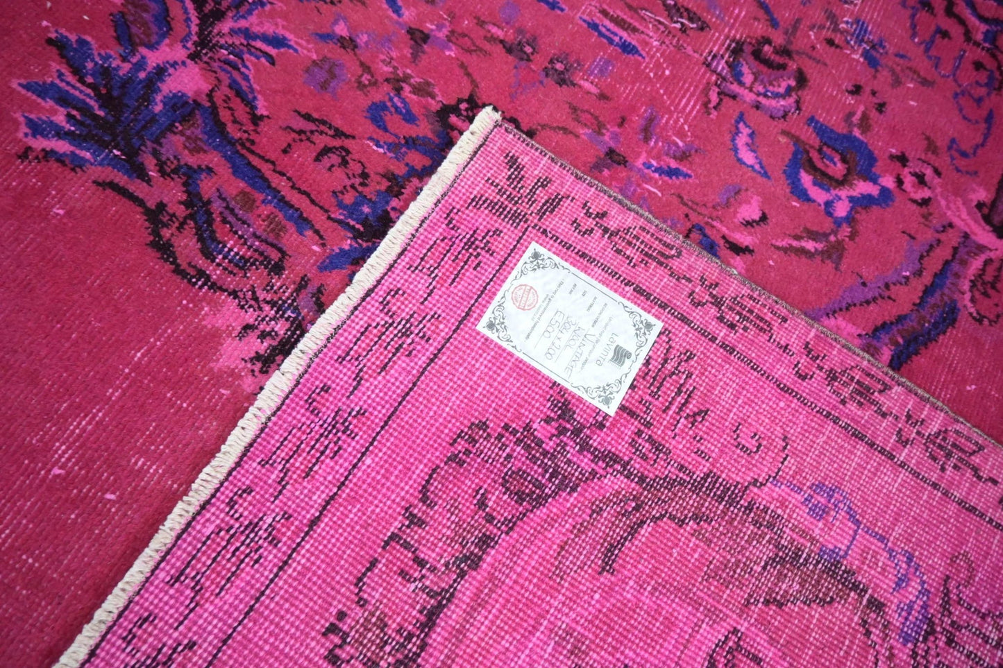 Roze vintage vloerkleed - E500 - Lavinta