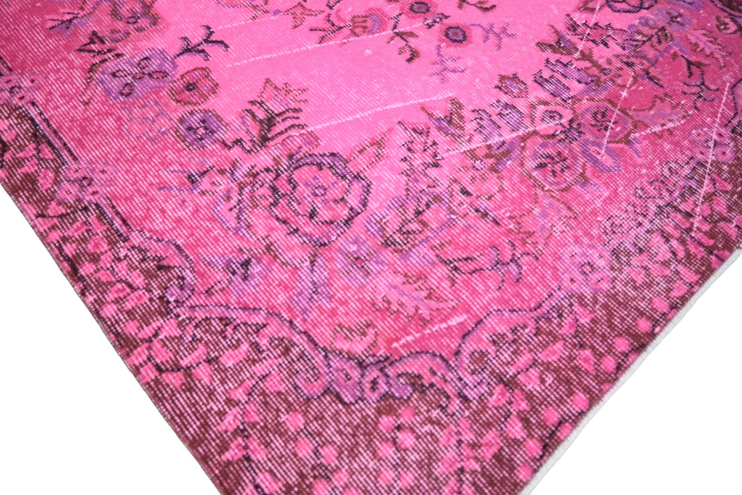Roze vintage vloerkleed - E518 - Lavinta