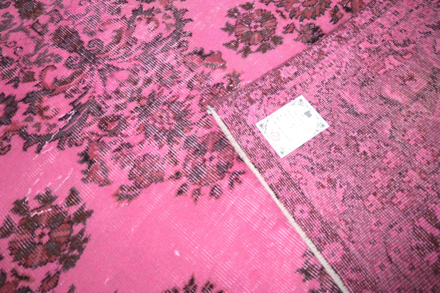 Roze vintage vloerkleed - E519 - Lavinta
