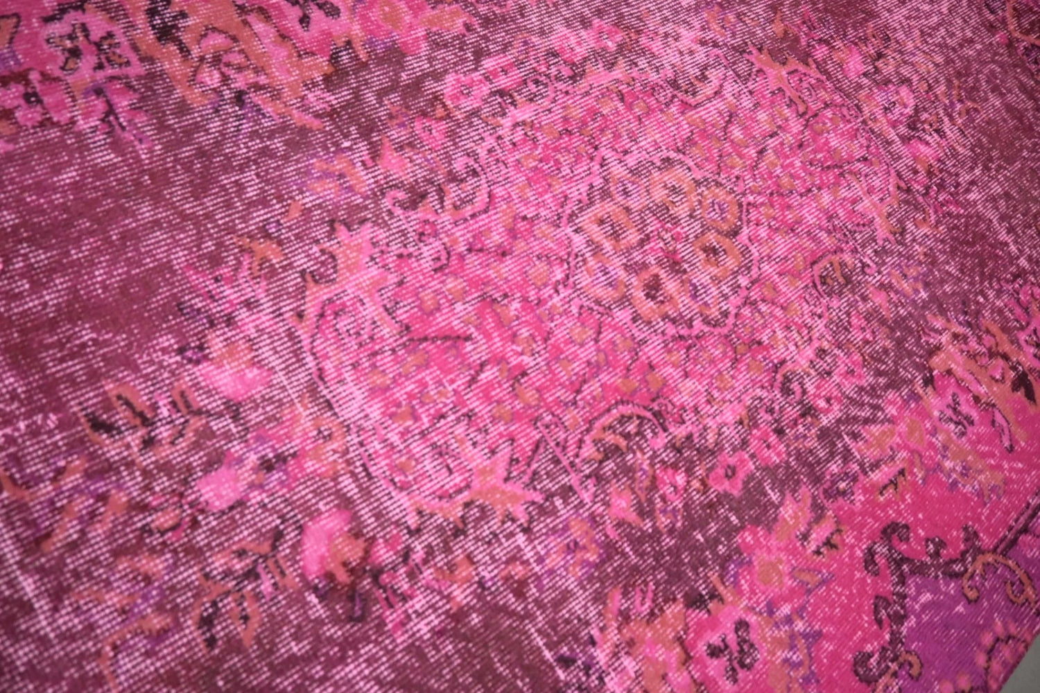 Roze vintage vloerkleed - E521 - Lavinta