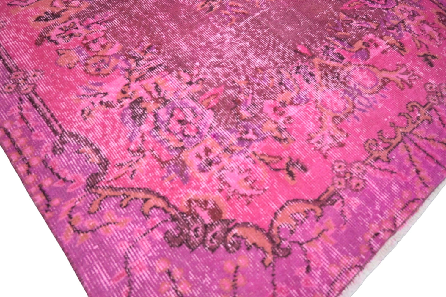Roze vintage vloerkleed - E521 - Lavinta