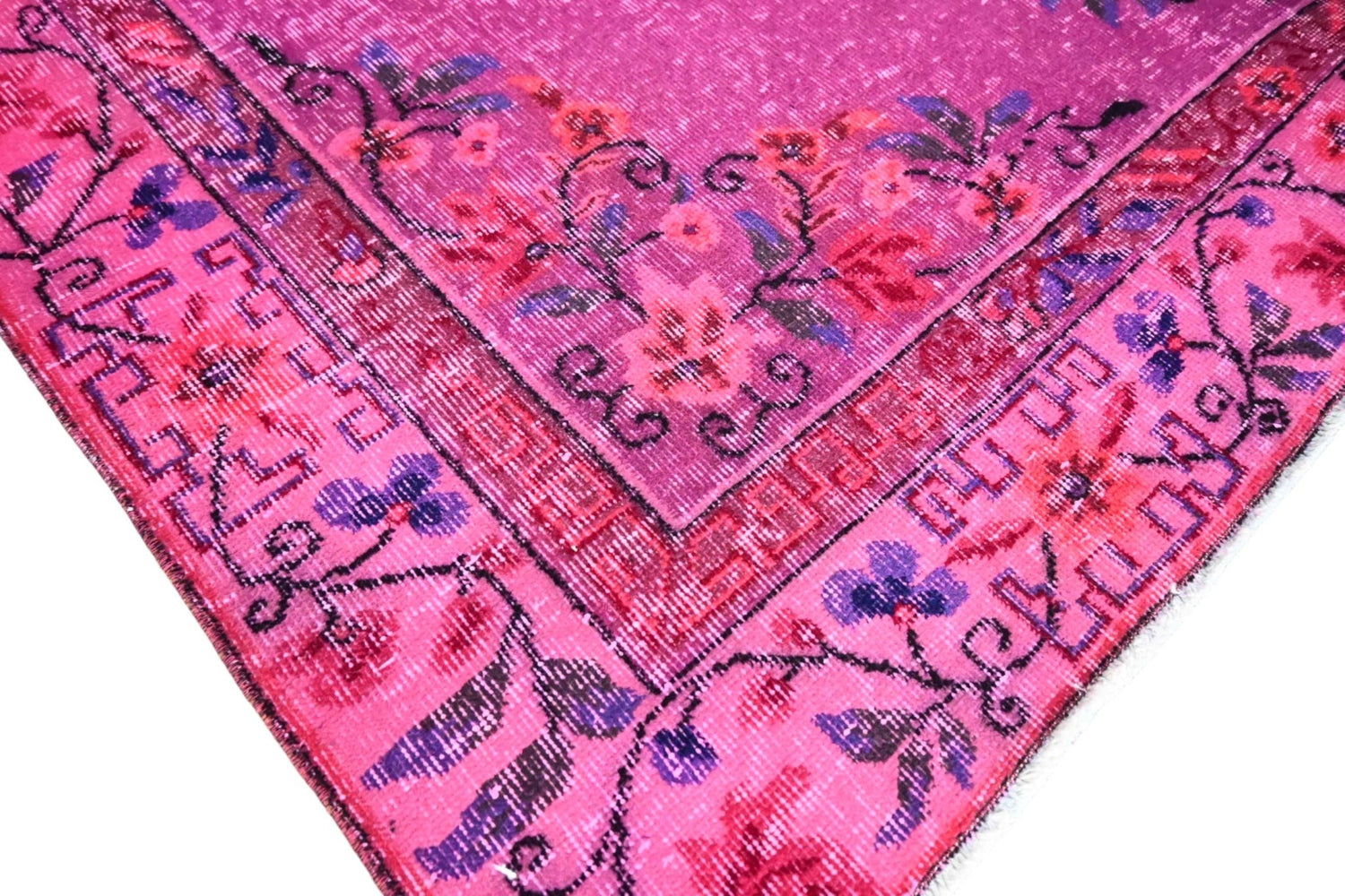 Roze vintage vloerkleed - E553 - Lavinta