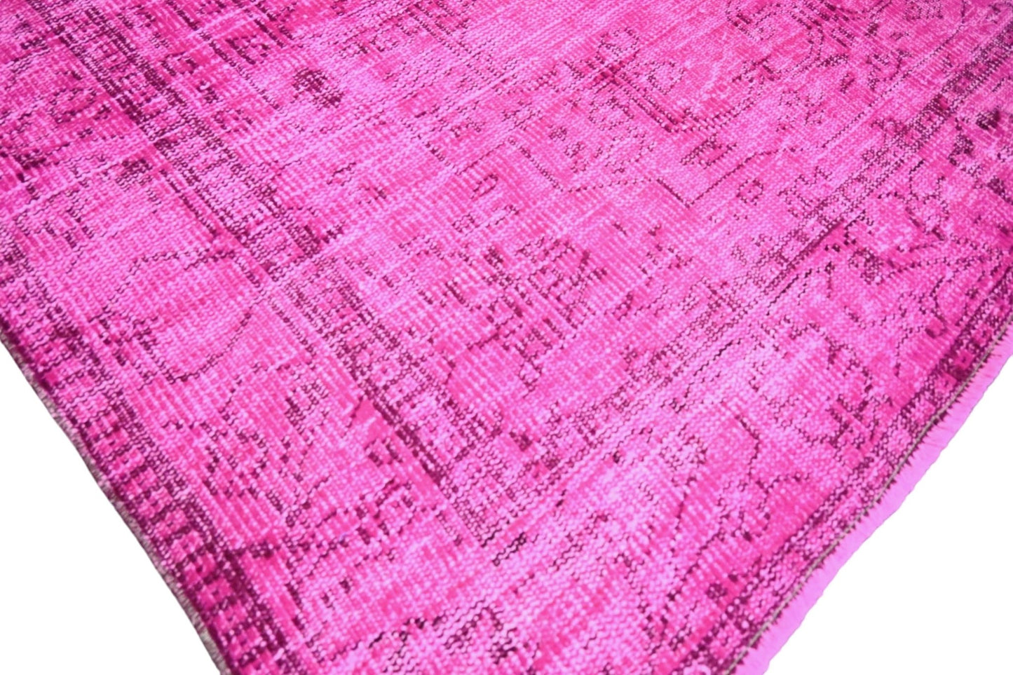 Roze vintage vloerkleed - E573 - Lavinta