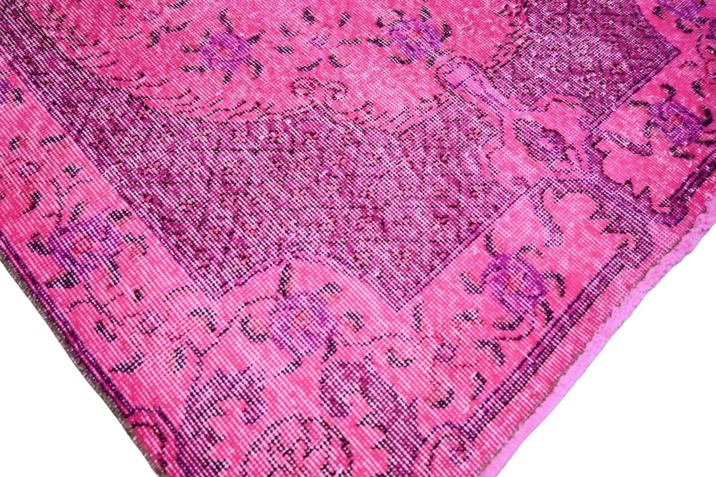 Roze vintage vloerkleed - E580 - Lavinta