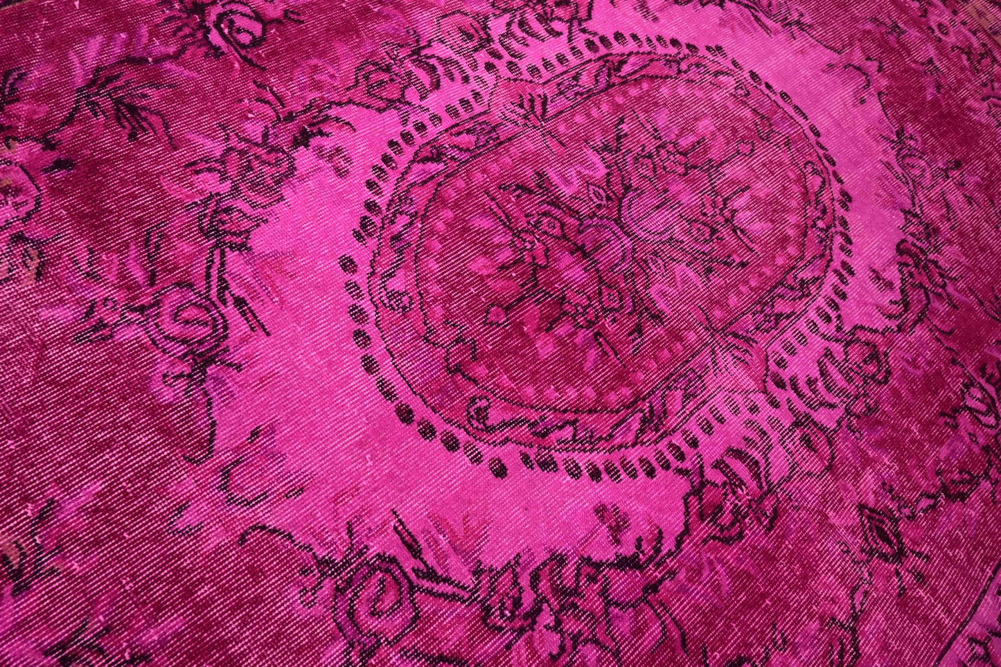 Roze vintage vloerkleed - E695 - Lavinta
