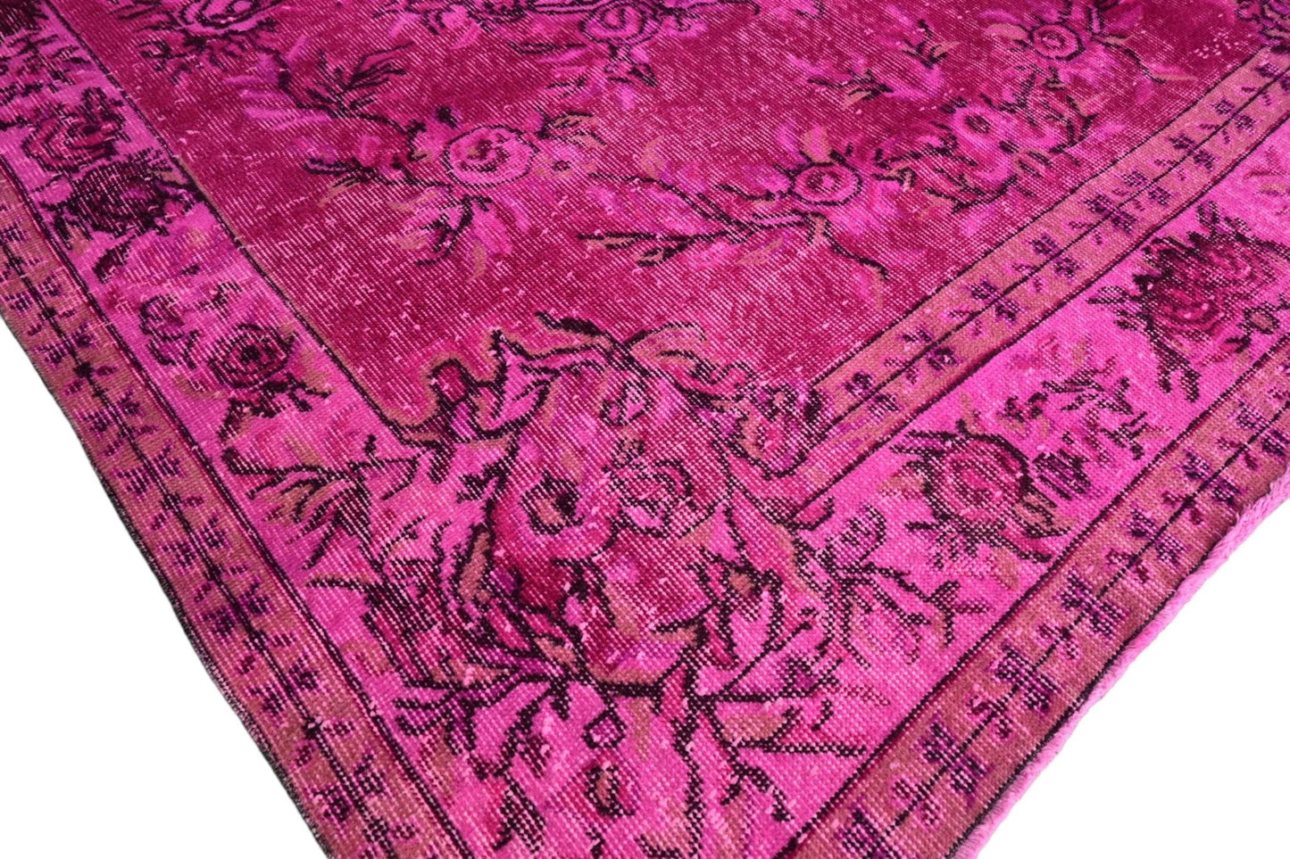 Roze vintage vloerkleed - E695 - Lavinta