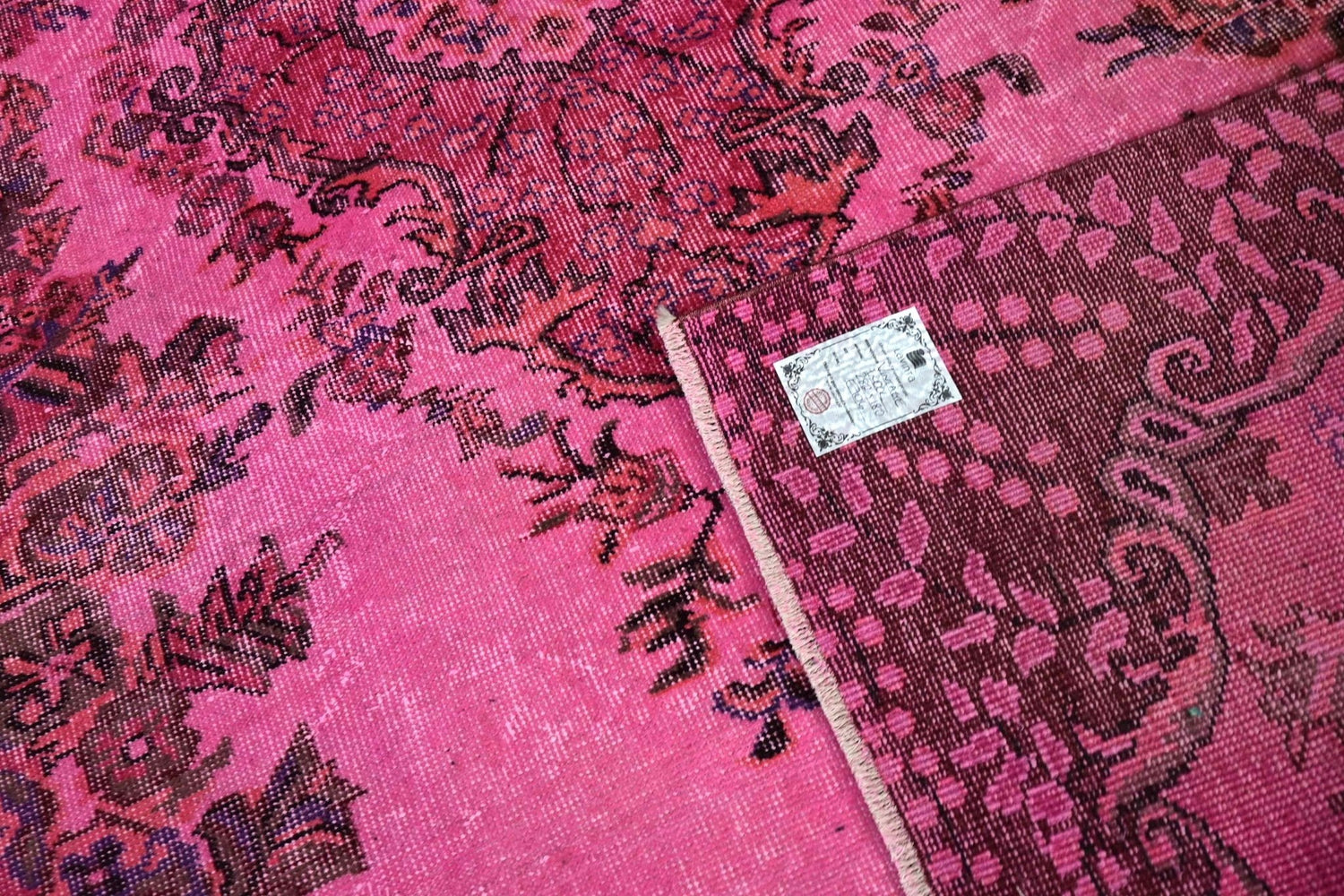 Roze vintage vloerkleed - E706 - Lavinta