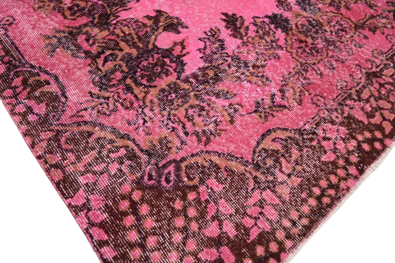 Roze vintage vloerkleed - E708 - Lavinta