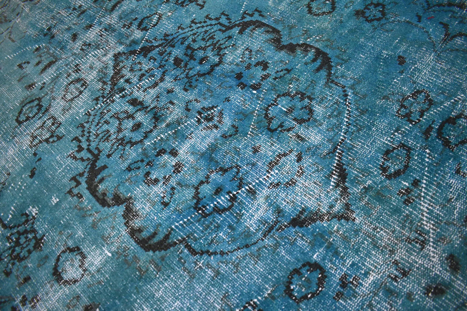 Vintage blauw vloerkleed - Lavinta