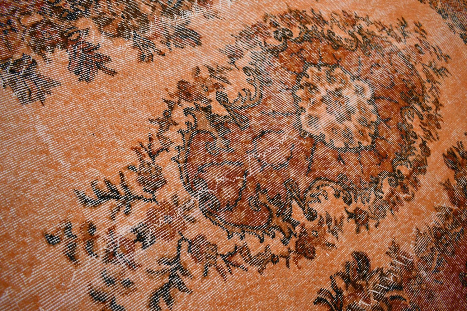Vintage vloerkleed oranje - D864 - Lavinta