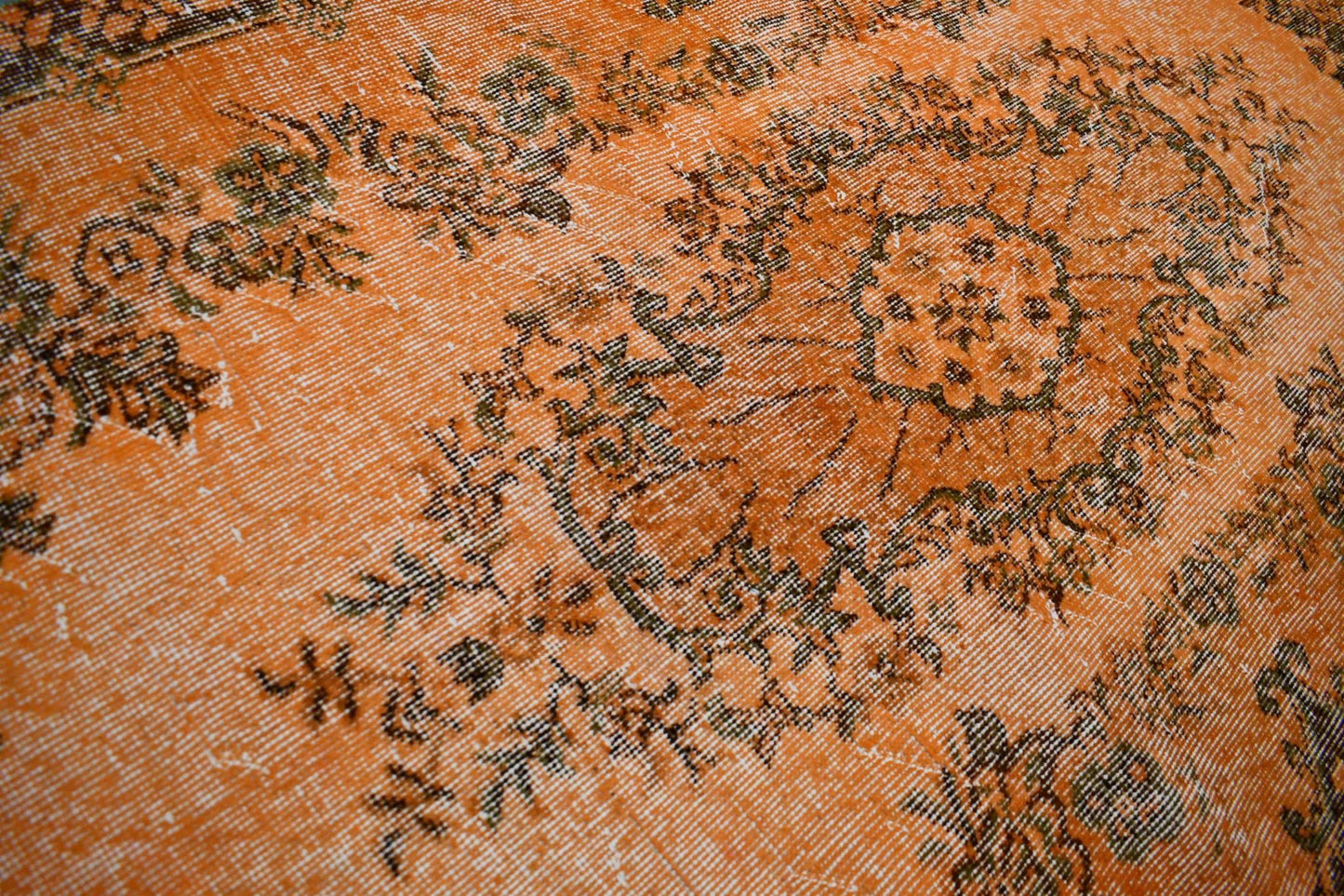 Vintage vloerkleed oranje - D869 - Lavinta