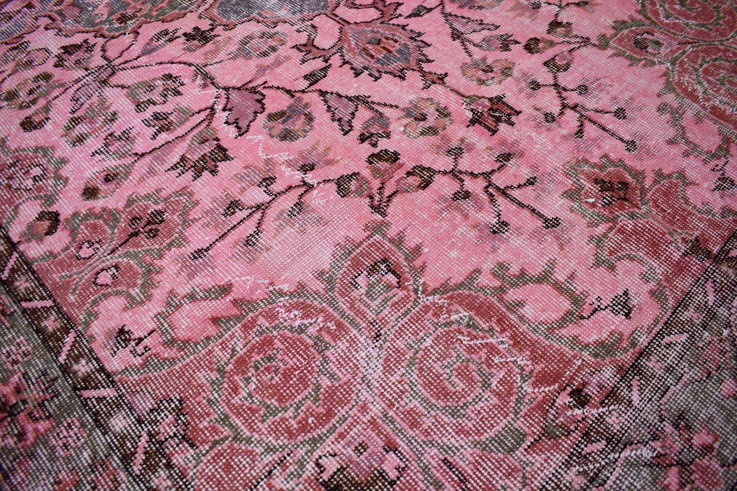 Vintage vloerkleed roze - Lavinta